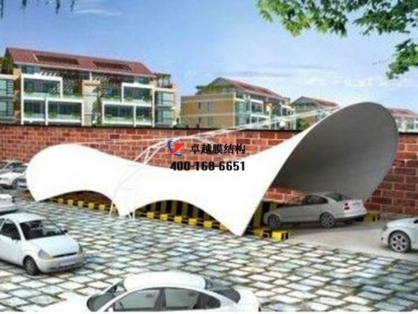 三門峽膜結(jié)構(gòu)地下車庫出入口【金渠集團有限公司等】設計施工案例