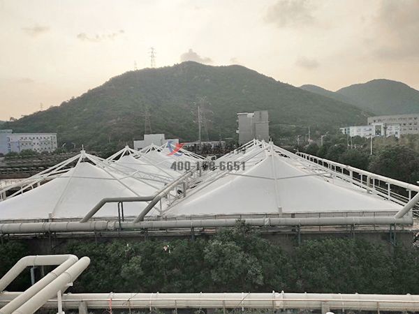蕪湖污水池處理池膜結構封閉【生產(chǎn)廠家】反吊膜加蓋設計公司 　　